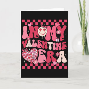 Tarjeta Chicas Lindas En Mi Era De San Valentín Niños Retr