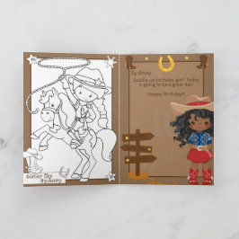 Tarjeta Chicas negros página de orfebrería de lecheras fel