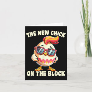 Tarjeta Chicas Nuevos Chick En La Caza De Huevos En Bloque