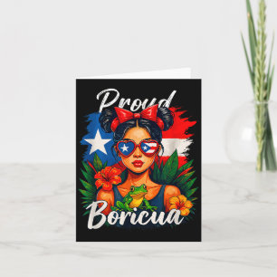 Tarjeta Chicas Puertorriqueñas Boricua Patrimonio De Puert