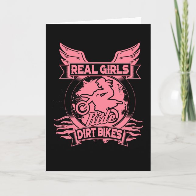 Tarjeta Chicas Reales En Bicicletas Sucias Para Mujeres Mo (Anverso)