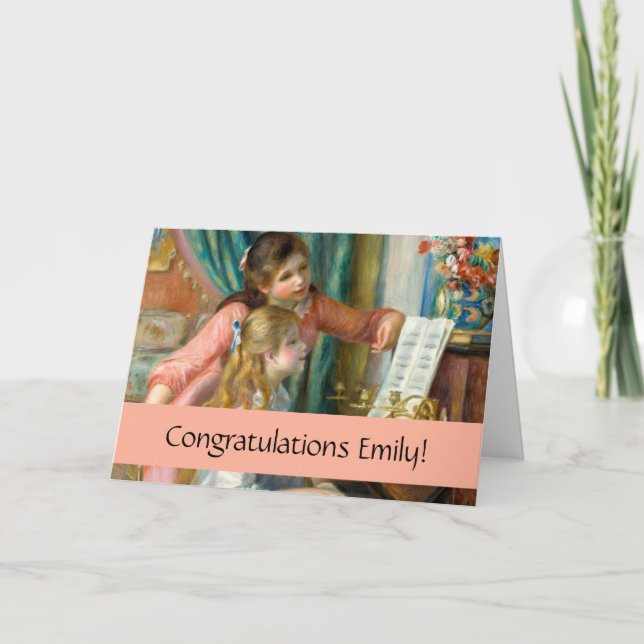 Tarjeta Chicas renegados de la pintura del impresionismo d (Anverso)