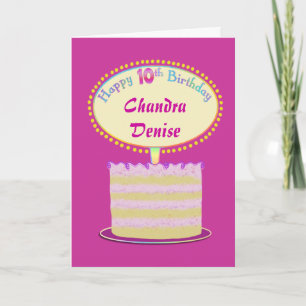 Tarjeta Chicas se burlan del décimo cumpleaños y lo person