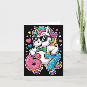 Tarjeta Chicas Unicornio Divertidas Meme Niños Seis Siete
