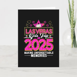 Tarjeta Chicas Viaje a Las Vegas 2025 Creando Recuerdos La