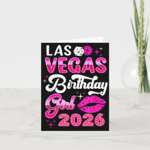Tarjeta Chicas Viaje a Las Vegas 2026 Crucero Viaje Camise