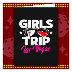 Tarjeta Chicas Viaje Vacaciones Las Vegas Chicas Viaje Las