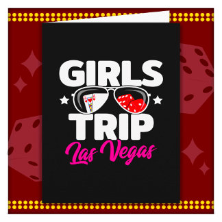 Tarjeta Chicas Viaje Vacaciones Las Vegas Chicas Viaje Las