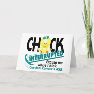 Tarjeta Chick interrumpido 2 cáncer cervical