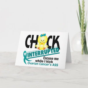 Tarjeta Chick interrumpió 2 cáncer ovárico
