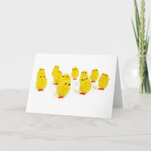 Tarjeta Chick Magnet chillin con mi foto graciosa de peeps