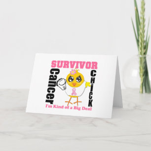 Tarjeta Chick Ribbon, Sobreviviente del Cáncer de Mama