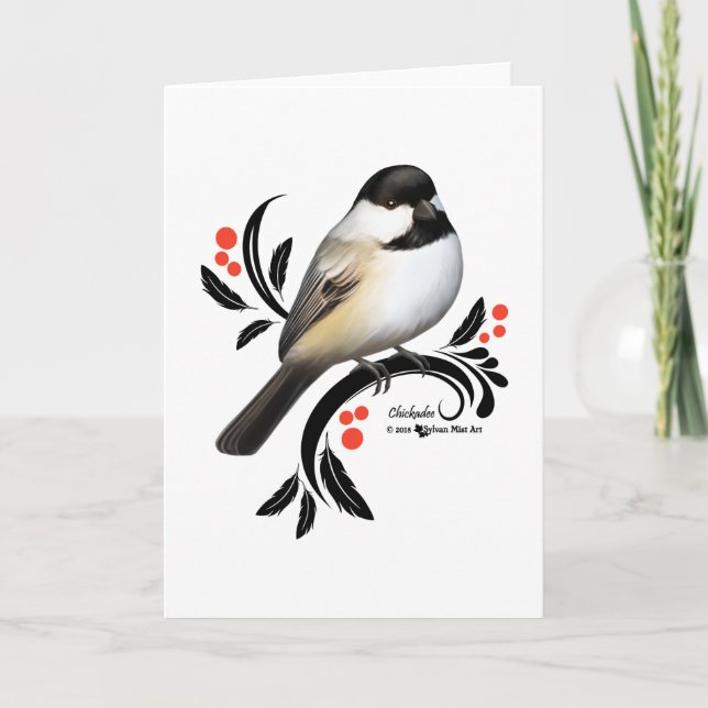 Tarjeta Chickadee (Anverso)