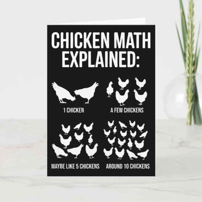 Tarjeta Chicken Math Explained, Chicken Owner  (Anverso)