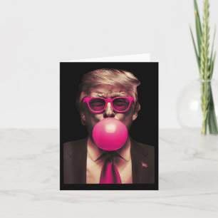 Tarjeta Chicle Trump Divertido