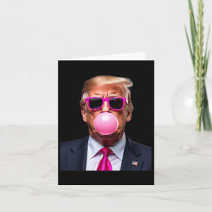 Tarjeta Chicle Trump Rosa 