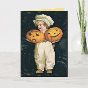Tarjeta Chico de calabaza