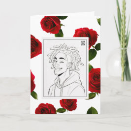 Tarjeta Chico enamorado - Expresión de amor sin tiempo