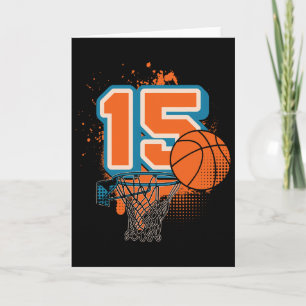 Tarjeta Chico jugador de Sketll cumpleaños 15 Sketll 15 añ