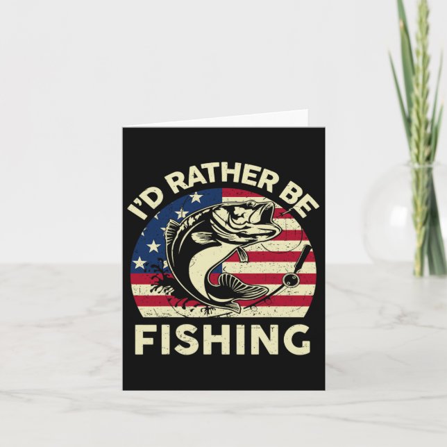 Tarjeta Chico Prefiero Ser Camisas Pescadoras Hombres Jóve (Anverso)