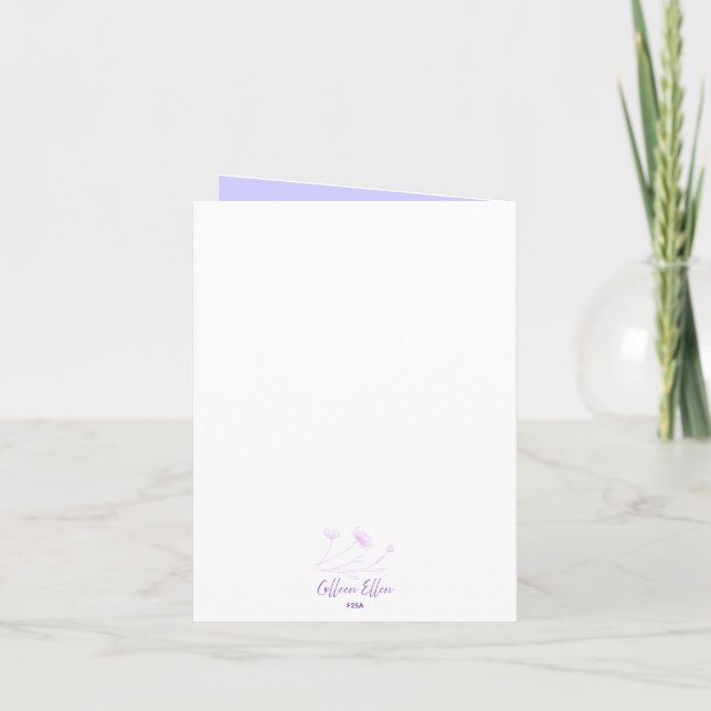 Tarjeta Chicory Flower Card (Reverso)
