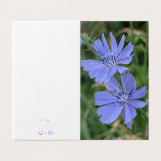 Tarjeta Chicory Flower Folded Note Card