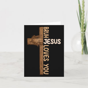 Tarjeta Chicos Adolescentes Religiosos Cristianos Bruh Jes
