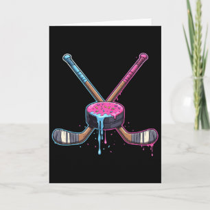 Tarjeta Chicos de Hockey Helado Goteo Jóvenes Niños Hombre