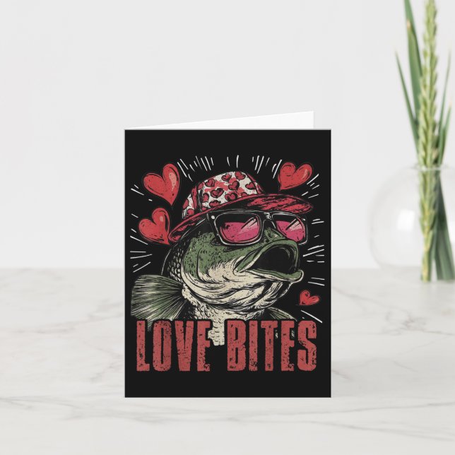 Tarjeta Chicos Valentines Pesca B San Valentín Amor Divert (Anverso)