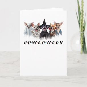 Tarjeta chihuahua camiseta chihuahua personalizado hallowe