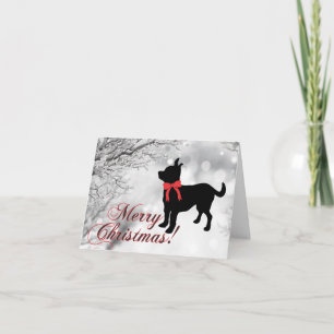 Tarjeta Chihuahua Feliz Navidad