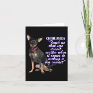 Tarjeta Chihuahua Nos Enseña Ese Tamaño De Las Dosis Cuand