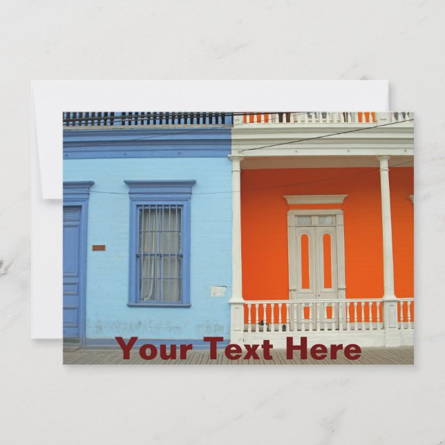 Tarjeta Chile personalizable (Anverso)