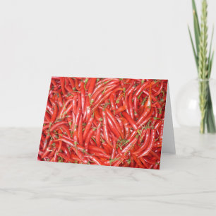 Tarjeta chiles grandes
