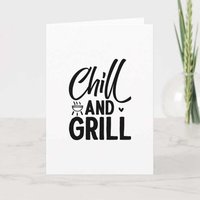 Tarjeta Chill And Grill BBQ (Anverso)