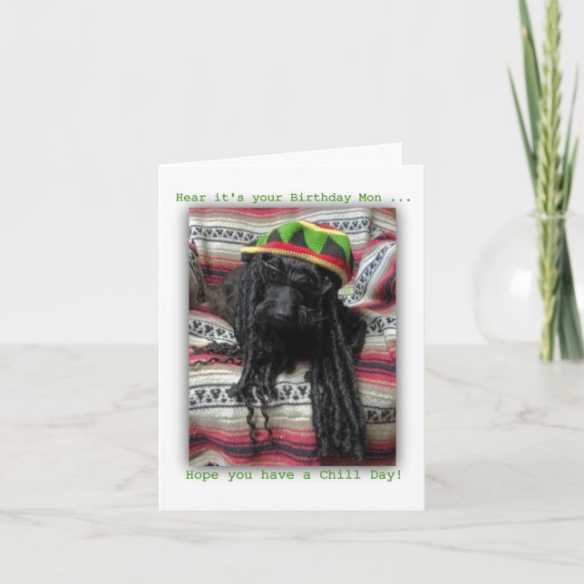 Tarjeta Chill Birthday Card (Anverso)