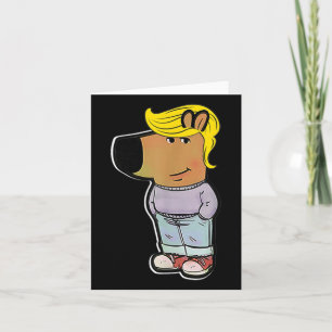 Tarjeta Chill Meme de Trump Divertido Chicos Meme 