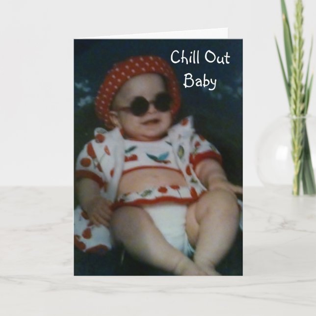 TARJETA CHILL OUT EN TU CUMPLEAÑOS "30" (Anverso)