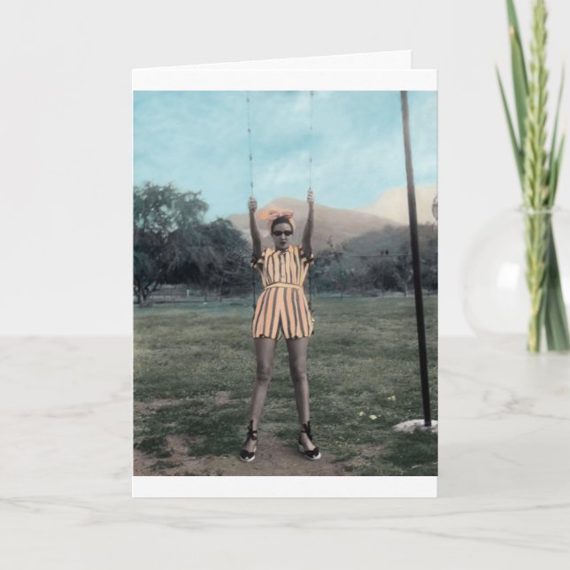 Tarjeta Chillin' Chica (Anverso)