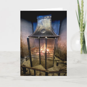 Tarjeta Chimenea eduardiana