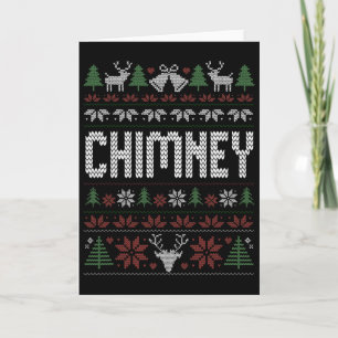 Tarjeta Chimenea y voy a bajar por la chimenea esta noche