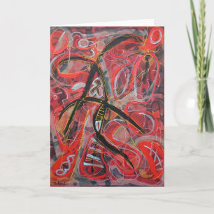 Tarjeta china de la ópera