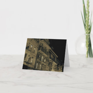 Tarjeta Chinatown en la noche