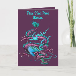 Tarjeta Chinese Cloud Dragon Mythical Rain Maker Creature 