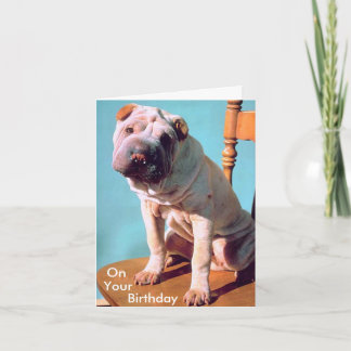 Tarjeta Chino Shar-Pei