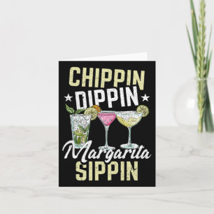 Tarjeta Chippin Dippin Margarita Sippin Cinco De Mayo Bebi