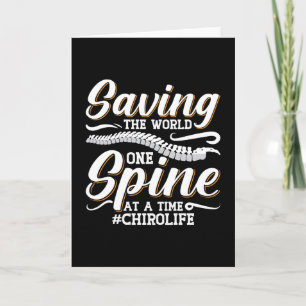 Tarjeta Chiropráctico Para Salvar El Quiropráctico De La E