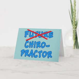 Tarjeta CHIROPRACTOR no más futuro
