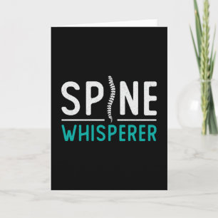 Tarjeta Chiropractor Spine Whisperer Chiropractico