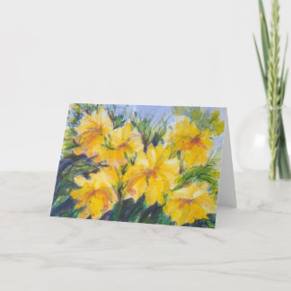 Tarjeta Chispa de notecard amarillo
